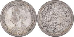 World Coins - Coin, Netherlands, Wilhelmina I, 25 Cents, 1925, Utrecht, , Silver