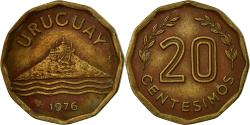 World Coins - Coin, Uruguay, 20 Centesimos, 1976, Santiago, , Aluminum-Bronze, KM:67