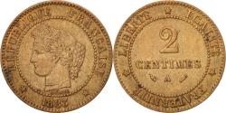 World Coins - Coin, France, Cérès, 2 Centimes, 1883, Paris, , Bronze, KM:827.1