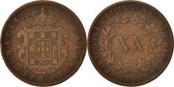 World Coins - Coin, Portugal, Maria II, 20 Reis, 1848, , Copper, KM:482