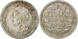 World Coins - Netherlands, Wilhelmina I, 10 Cents, 1921, Silver, , KM:145
