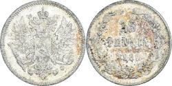 World Coins - Coin, Finland, Nicholas II, 25 Penniä, 1909, Helsinki, , Silver, KM:6.2