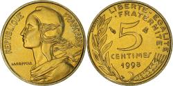 World Coins - Coin, France, Marianne, 5 Centimes, 1998, Paris, FDC,