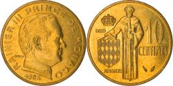 World Coins - Coin, Monaco, Rainier III, 10 Centimes, 1982, , Aluminum-Bronze