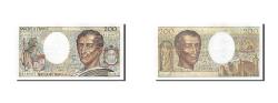 World Coins - Banknote, France, 200 Francs, 200 F 1981-1994 ''Montesquieu'', 1984, AU(50-53)