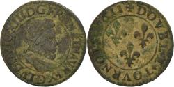 World Coins - Coin, France, Louis XIII, Double tournois, buste enfantin au col fraisé, Double