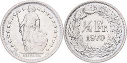 World Coins - Switzerland, 1/2 Franc, 1970, Bern, Copper-nickel, , KM:23a.1