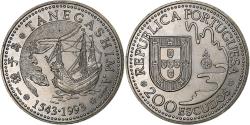 World Coins - Portugal, 200 Escudos, Tanegashima, 1993, Lisbon, Copper-nickel,