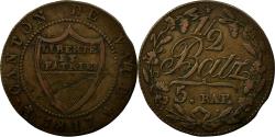 World Coins - Coin, SWISS CANTONS, VAUD, 1/2 Batzen-5 Rappen, 1817, , Billon, KM:6