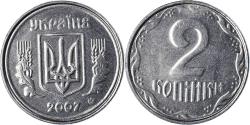 World Coins - Coin, Ukraine, 2 Kopiyky, 2007