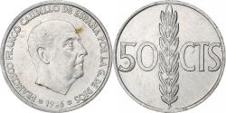 World Coins - Spain, Francisco Franco, caudillo, 50 Centimos, 1971, Aluminum,