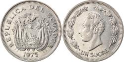 World Coins - Coin, Ecuador, Sucre, Un, 1975, , Nickel Clad Steel, KM:83