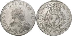 World Coins - France, Louis XV, Ecu aux branches d'olivier, 1726, Toulouse, Silver,