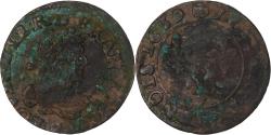 World Coins - France, Louis XIII, Double Tournois, 1639, Tours, Copper, , Gadoury:11