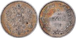 World Coins - Coin, Finland, Nicholas II, 25 Penniä, 1915, Helsinki, , Silver