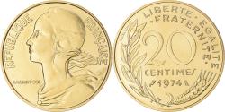 World Coins - Coin, France, Marianne, 20 Centimes, 1974, Paris, , Aluminum-Bronze