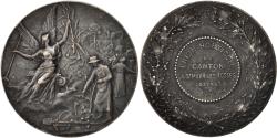 World Coins - France, Medal, Union Horticole du canton de St Maur-des-Fosses, Flora, Michelet