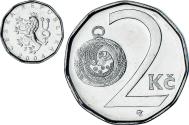 World Coins - Coin, Czech Republic, 2 Koruny, 2004, , Nickel plated steel, KM:9
