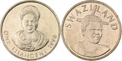 World Coins - Swaziland, King Msawati III, Lilangeni, 1998, British Royal Mint, Brass