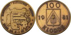 World Coins - Belgium, Token, 100 Klodde - Lokeren, 1981, Bronze,