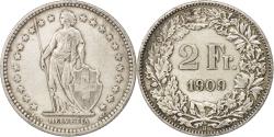 World Coins - Coin, Switzerland, 2 Francs, 1909, Bern, , Silver, KM:21