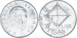 World Coins - Coin, Italy, 100 Lire, 1974, Rome, , Stainless Steel, KM:102
