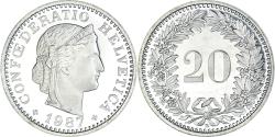 World Coins - Coin, Switzerland, 20 Rappen, 1987, Bern, BE, , Copper-nickel, KM:29a