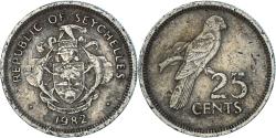 World Coins - Coin, Seychelles, 25 Cents, 1982
