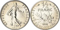 World Coins - Coin, France, Semeuse, 1/2 Franc, 1974, Paris, FDC, , Nickel, KM:931.1