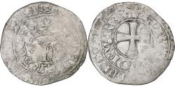 World Coins - France, Charles V, Blanc au K, 1365-1380, Billon, , Duplessy:363