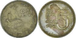 World Coins - Coin, Korea, 5 Won, 1972