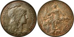 World Coins - Coin, France, Dupuis, 5 Centimes, 1907, Paris, , Bronze, Gadoury:165