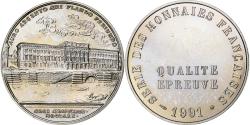 World Coins - France, Token, Monnaie de Paris, 1991, Copper-nickel, Proof,