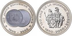 World Coins - Switzerland, Medal, 150 Ans de la Monnaie Suisse, 10 FRANCS, 2000