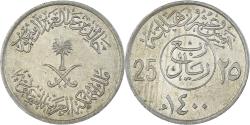 World Coins - Coin, Saudi Arabia, 25 Halala, 1/4 Riyal, 1400