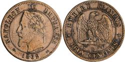 World Coins - Coin, France, Napoleon III, Napoléon III, 2 Centimes, 1862, Bordeaux