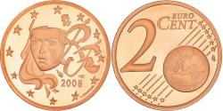 World Coins - France, 2 Euro Cent, 2008, Paris, BE, , Copper Plated Steel, KM:1283