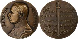 World Coins - France, Medal, Guerre, Général Gamelin, Bronze, Lenoir,