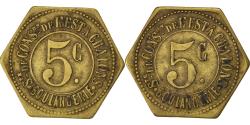 World Coins - Coin, France, 5 Centimes, , Brass, Elie:30.3