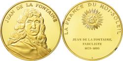 World Coins - France, Medal, Jean de la Fontaine, Undated, , Vermeil