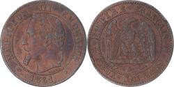 World Coins - Coin, France, Napoleon III, 2 Centimes, 1861, Strasbourg, , Bronze