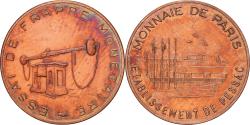 World Coins - France, 2 Centimes, Essai de frappe, Pessac, Copper Plated Steel,