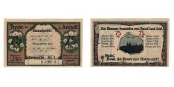 World Coins - Banknote, Germany, Frose Gemeinde, 75 Pfennig, paysage, 1921, 1921-06-27