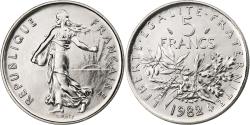 World Coins - France, 5 Francs, Semeuse, 1982, Pessac, Copper-nickel, , Gadoury:771