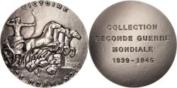 World Coins - France, Medal, Victoire de Normandie, History, , Silvered bronze