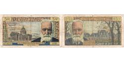 World Coins - France, 5 Nouveaux Francs, Victor Hugo, 1959, G.23, VF(30-35), Fayette:56.3