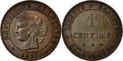 World Coins - Coin, France, Cérès, Centime, 1877, Paris, , Bronze, Gadoury:88