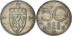 World Coins - Coin, Norway, 50 Öre, 1974