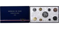 World Coins - France, Coffret 1 c. à 50 frs., 1974, Monnaie de Paris, FDC,