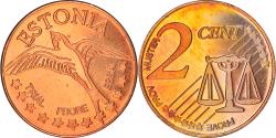 World Coins - Estonia, Fantasy euro patterns, 2 Euro Cent, 2004, Proof, , Copper